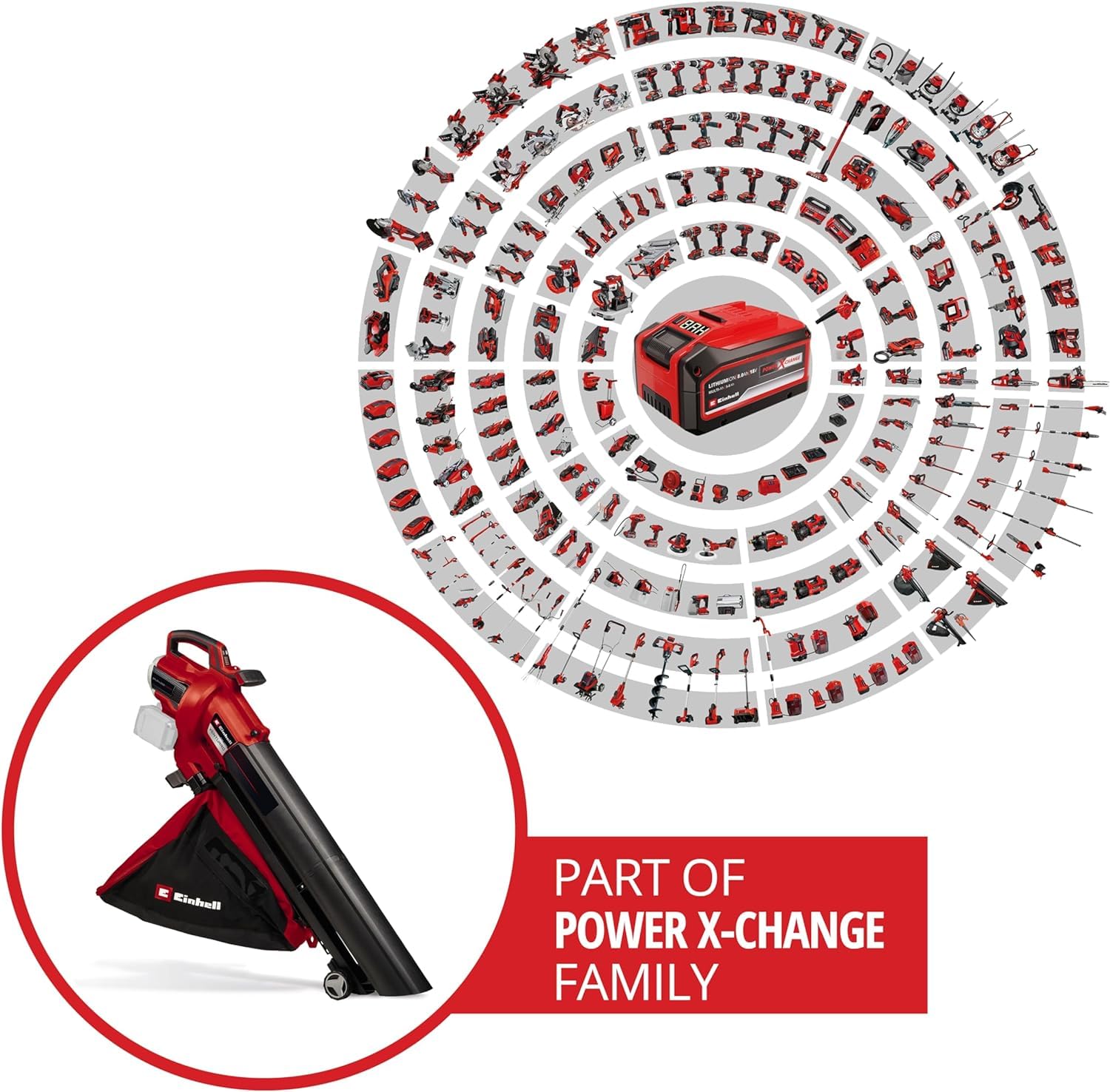 Einhell Professional Akku-Laubsauger VENTURRO 36/240 Power X-Change 36V, 740m³/h, ohne Akku