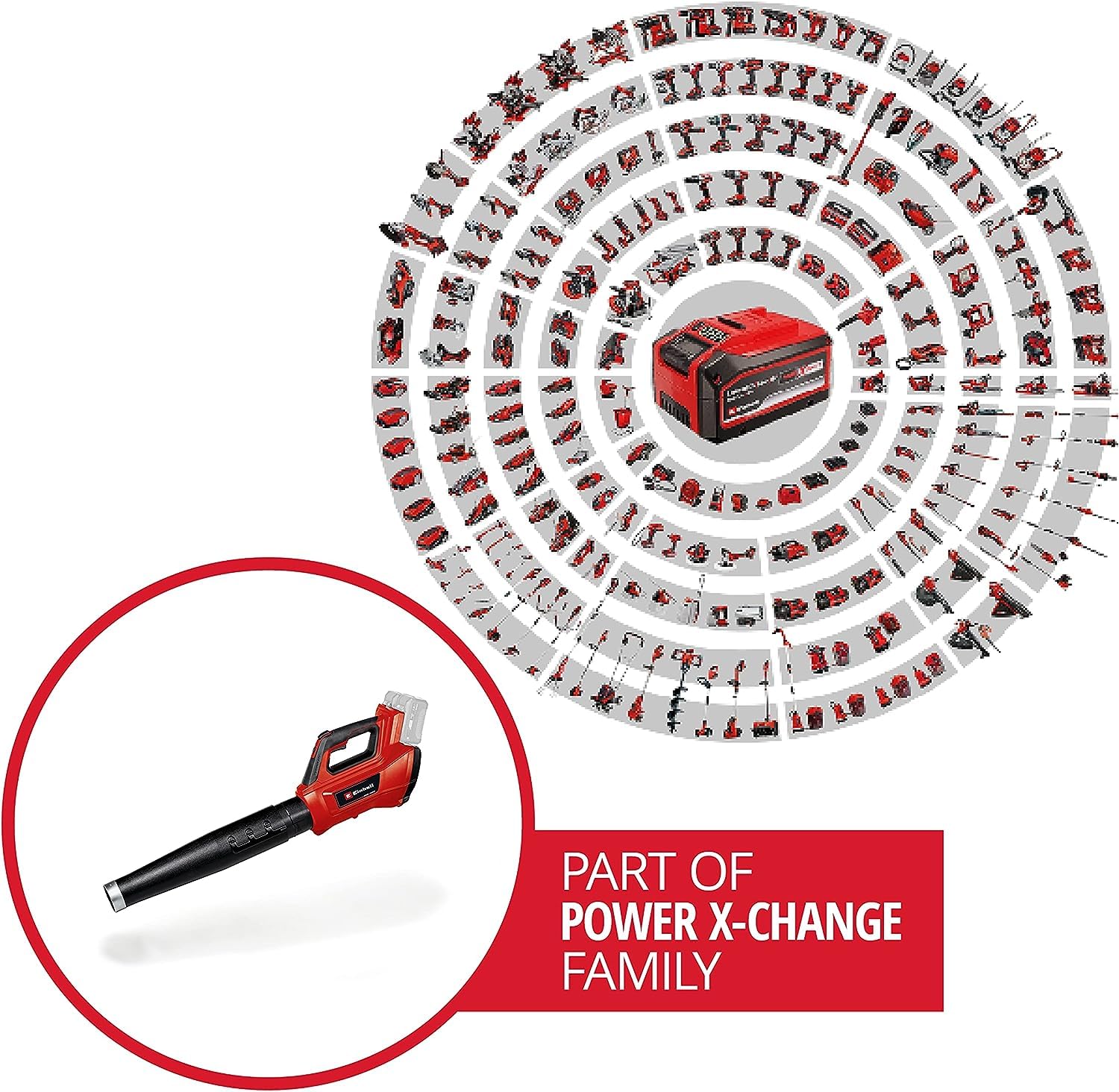 Einhell Professional Akku-Laubbläser GP-LB 36/210 Li E-Solo 36V, 816m³/h Blasleistung, ohne Akku