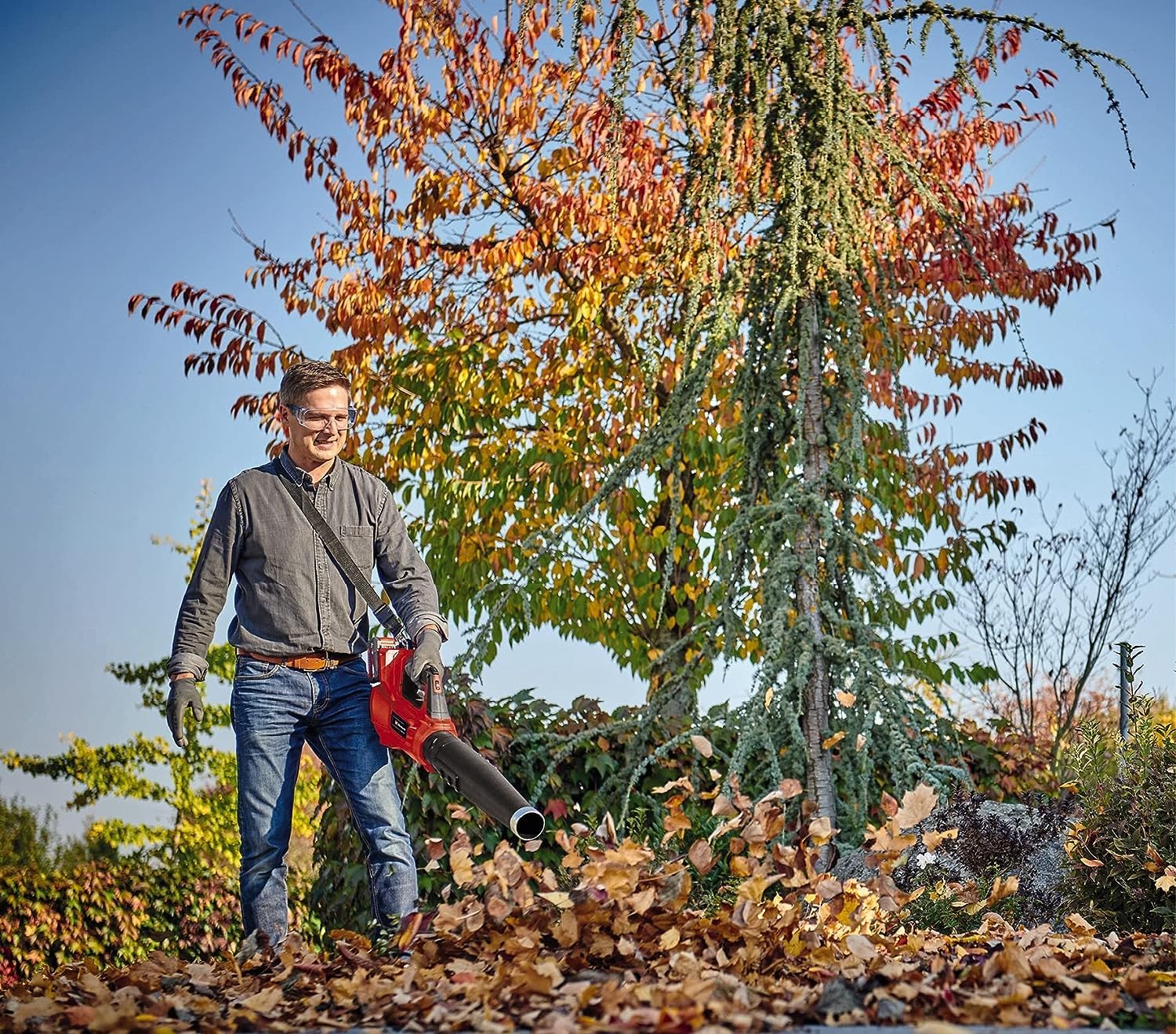 Einhell Professional Akku-Laubbläser GP-LB 36/210 Li E-Solo 36V, 816m³/h Blasleistung, ohne Akku