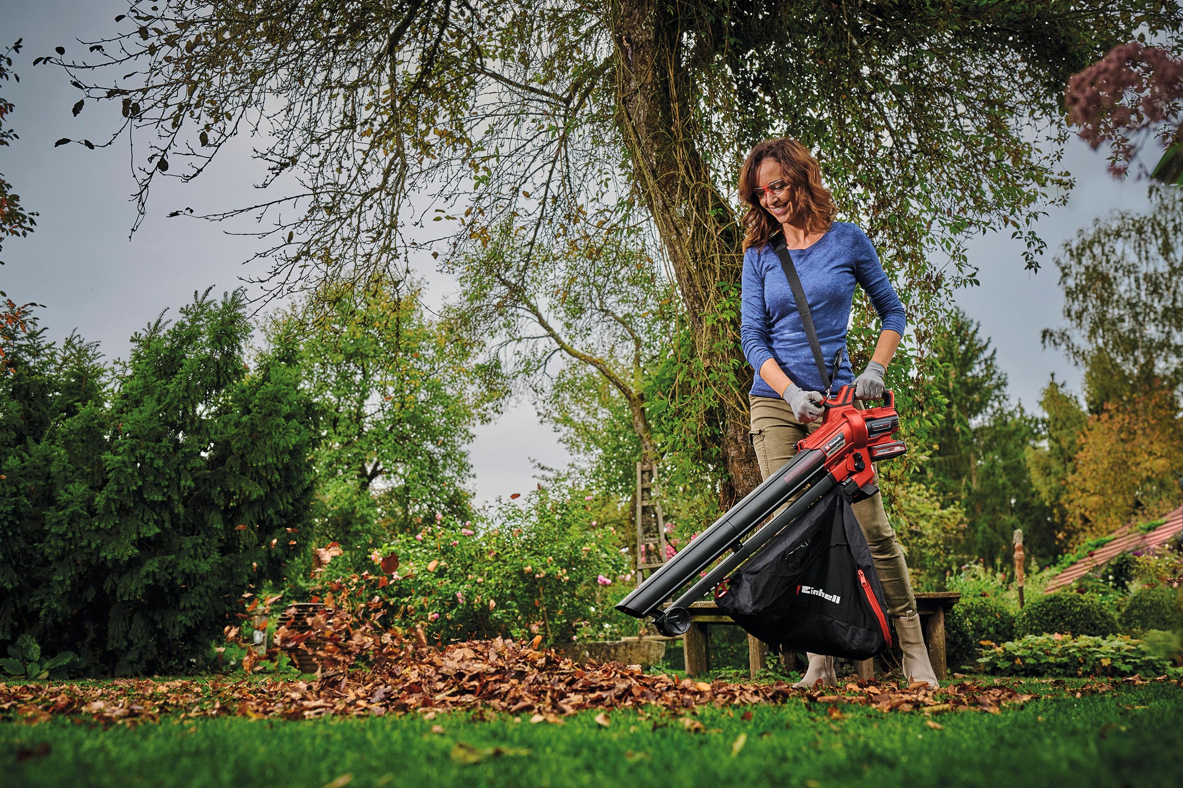 Einhell Akku-Laubsauger VENTURRO 18/210 Power X-Change 18V, 500m³/h Saugleistung, ohne Akku