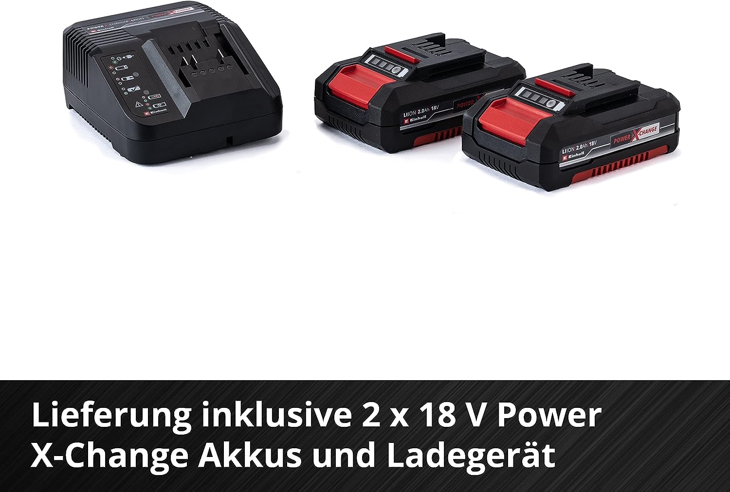 Einhell Akku-Schlagbohrschrauber-Set TE-CD 18/40 Li-i +64, 18V, inkl. 2x2Ah Akkus & Ladegerät
