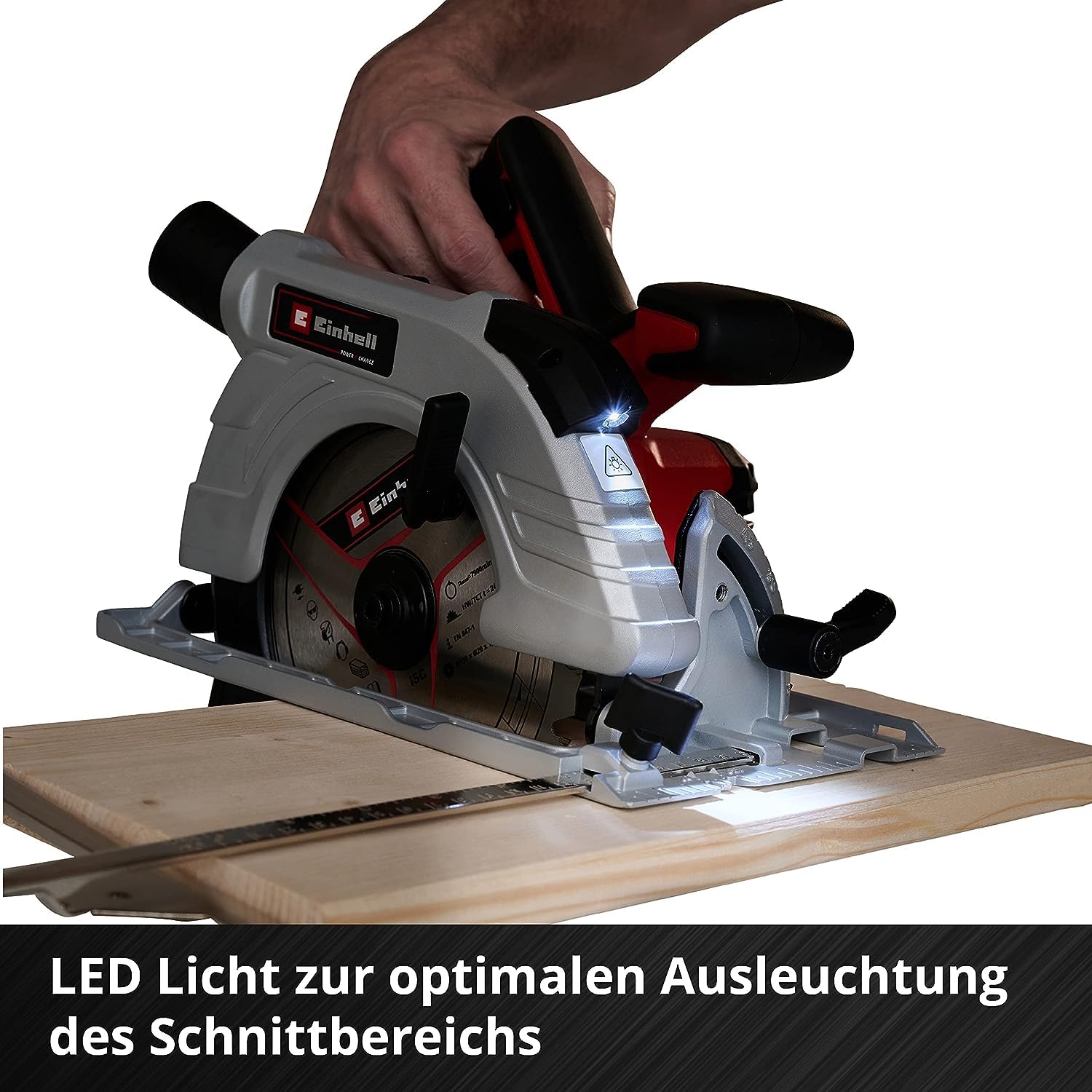 Einhell Professional Akku-Handkreissäge TP-CS 18/190 Li BL-Solo 18V, 190mm Sägeblatt, ohne Akku
