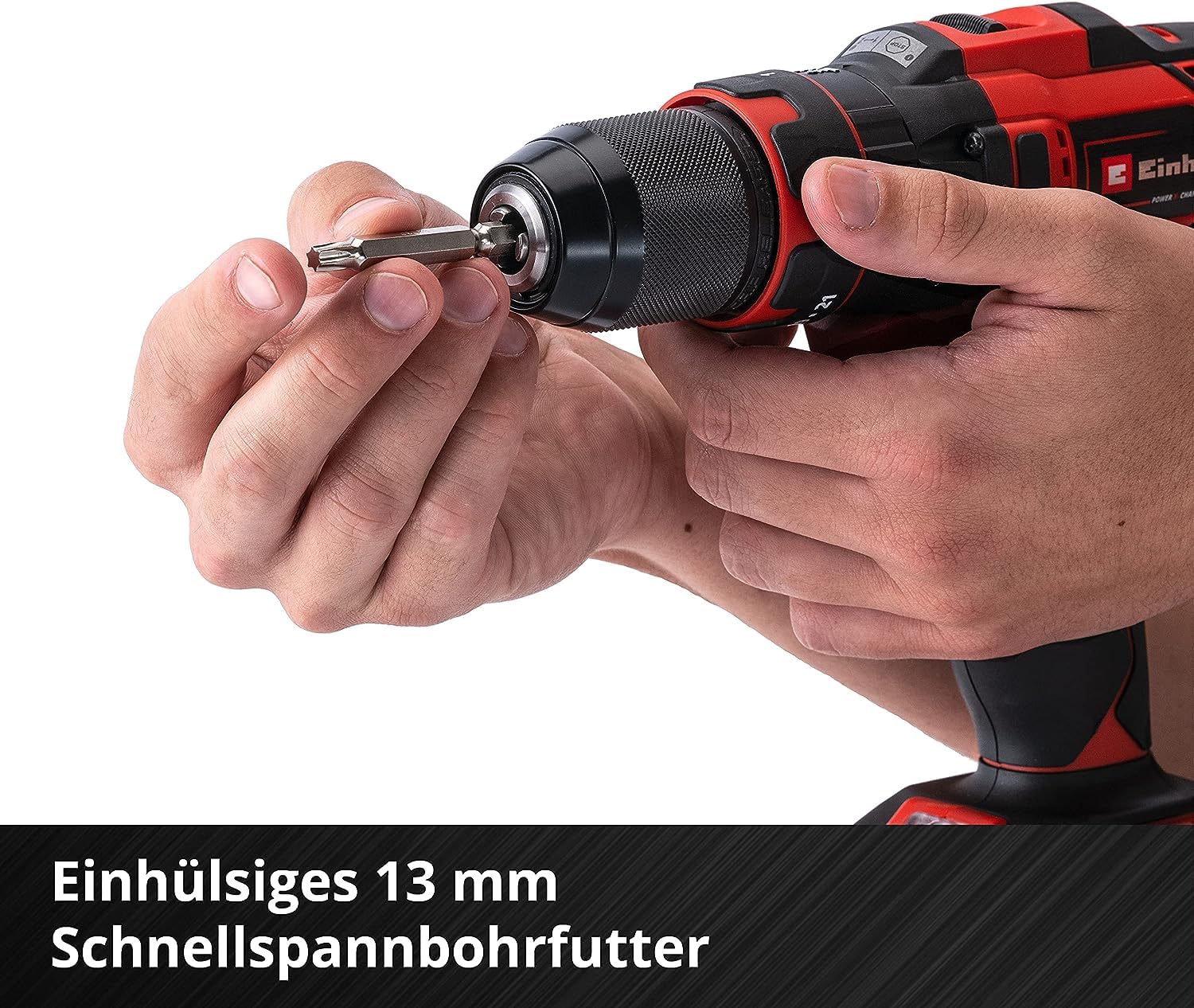 Einhell Akku-Schlagbohrschrauber-Set TE-CD 18/40 Li-i +64, 18V, inkl. 2x2Ah Akkus & Ladegerät