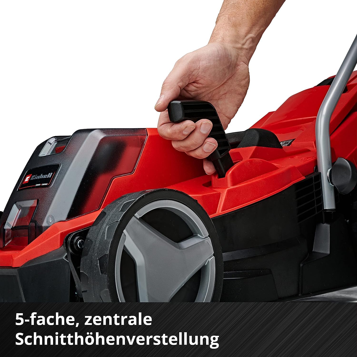 Einhell Akku-Rasenmäher GE-CM 18/33 Li Kit Power X-Change 18V, 33cm Schnittbreite, 4,0Ah Akku & Ladegerät