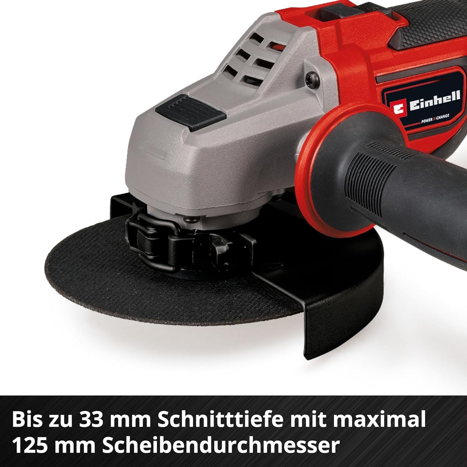 Einhell Professional Akku-Winkelschleifer TP-AG 18/125 CE Q Li Power X-Change 18V, 125mm, ohne Akku