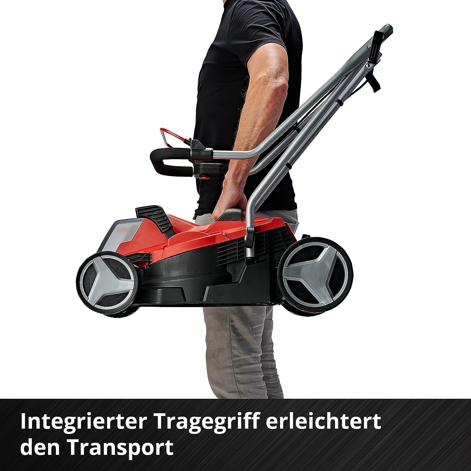 Einhell Akku-Rasenmäher GE-CM 18/33 Li Kit Power X-Change 18V, 33cm Schnittbreite, 4,0Ah Akku & Ladegerät