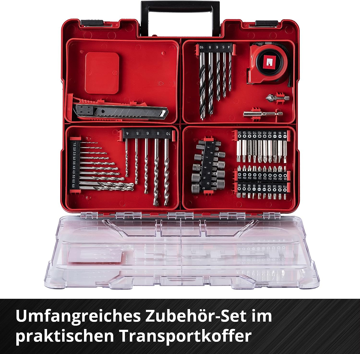 Einhell Akku-Schlagbohrschrauber-Set TE-CD 18/40 Li-i +64, 18V, inkl. 2x2Ah Akkus & Ladegerät